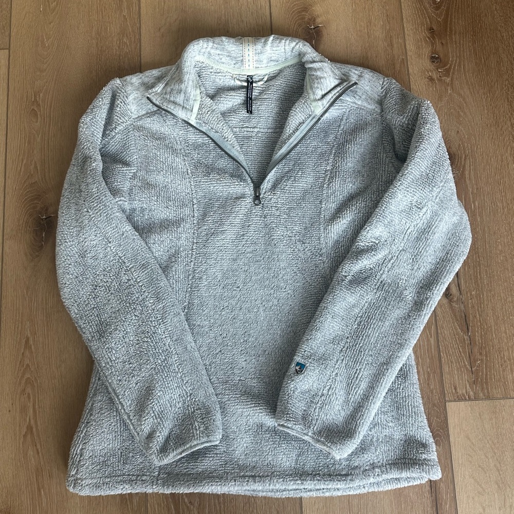 Gray Quarter-Zip Pullover